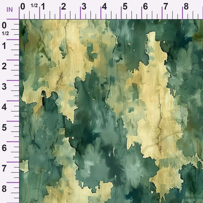 Sage Ink Wash Pattern 14 Minky Fabric