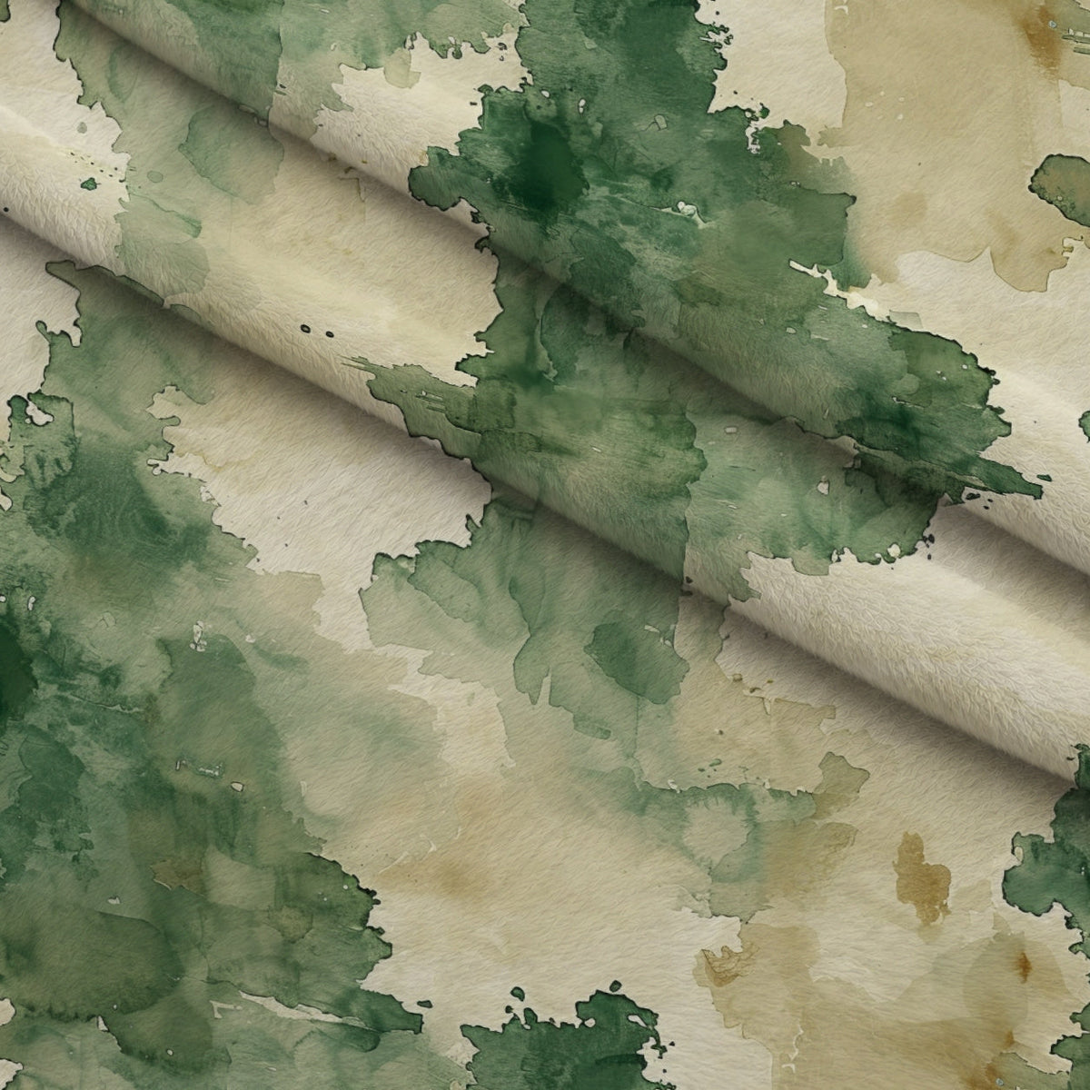 Sage Ink Wash Pattern 15 Minky Fabric