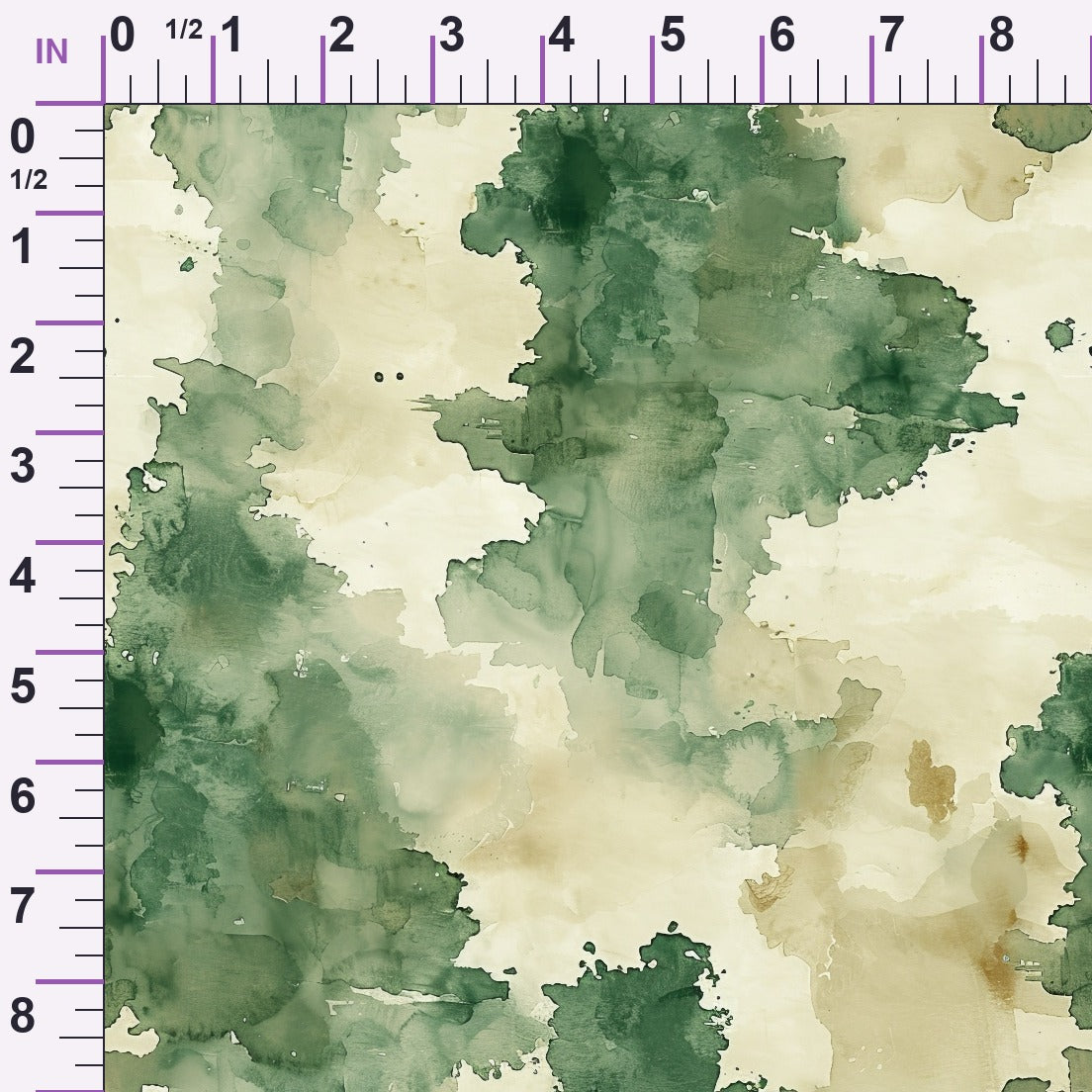 Sage Ink Wash Pattern 15 Minky Fabric