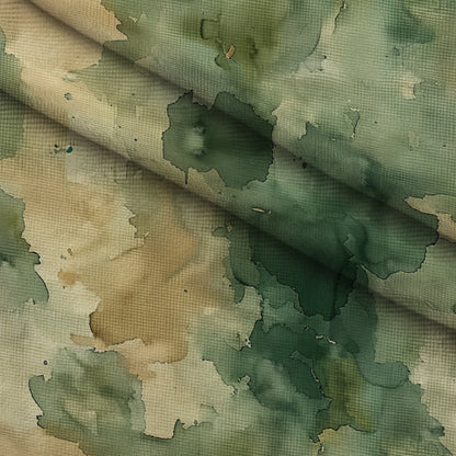 Sage Ink Wash Pattern 17 Minky Fabric