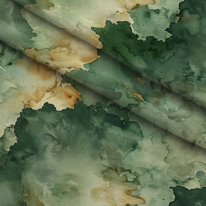 Sage Ink Wash Pattern 20 Minky Fabric