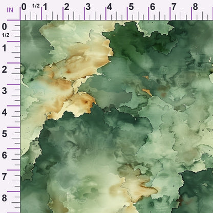 Sage Ink Wash Pattern 20 Minky Fabric