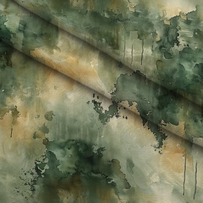 Sage Ink Wash Pattern 3 Minky Fabric