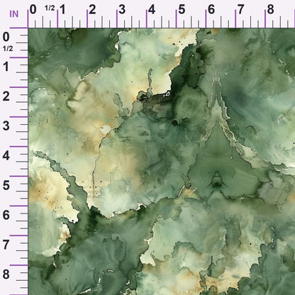 Sage Ink Wash Pattern 4 Minky Fabric