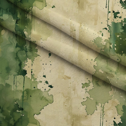Sage Ink Wash Pattern 5 Minky Fabric