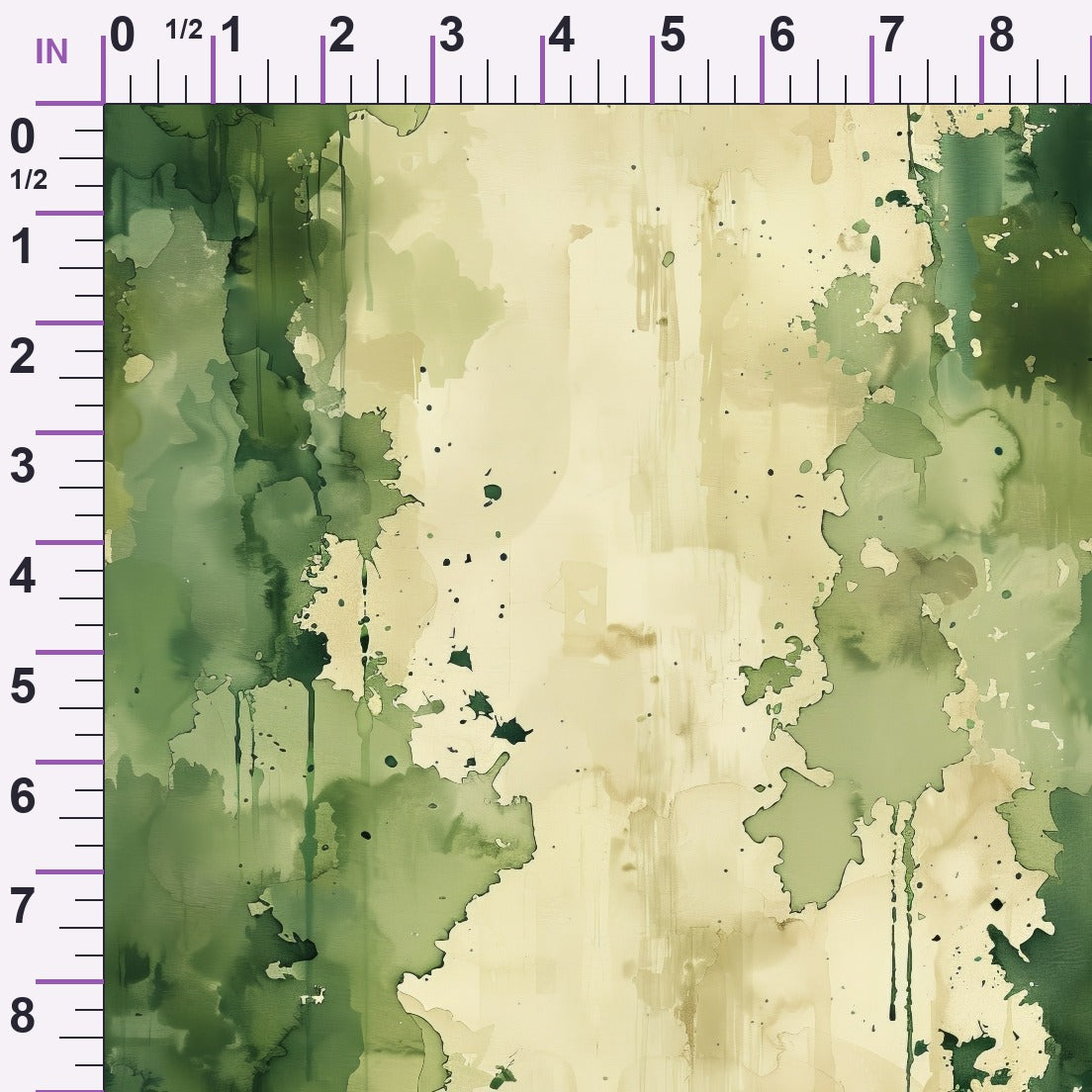 Sage Ink Wash Pattern 5 Minky Fabric