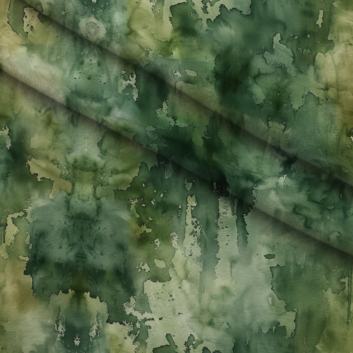 Sage Ink Wash Pattern 7 Minky Fabric