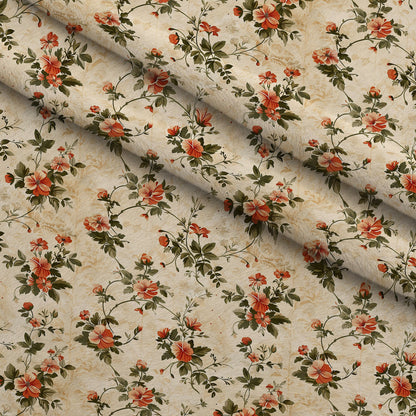 Sage Meadow Blooms Pattern 9 Minky Fabric