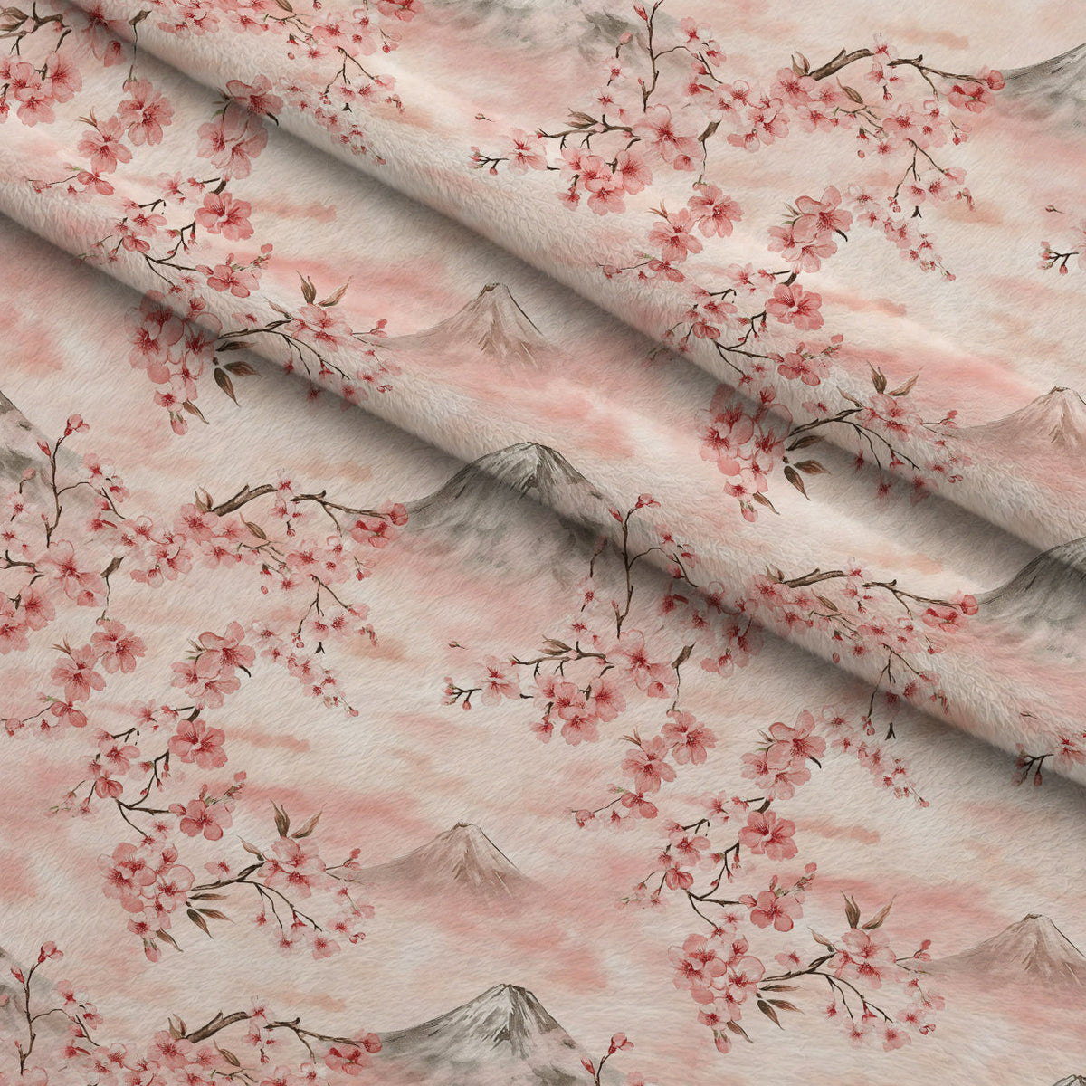 Sakura Summit Pattern 10 Minky Fabric