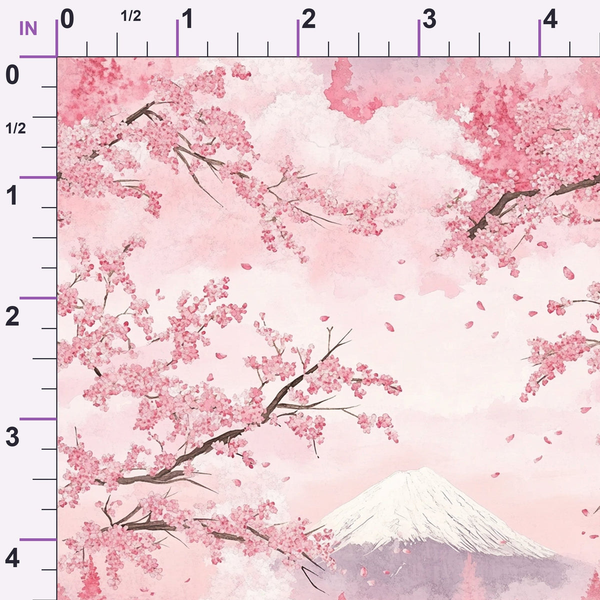 Sakura Summit Pattern 11 Minky Fabric