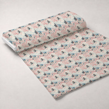 Sakura Summit Pattern 12 Minky Fabric