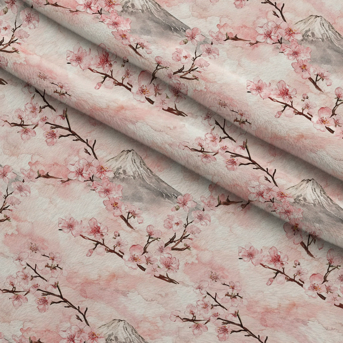 Sakura Summit Pattern 2 Minky Fabric