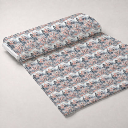 Sakura Summit Pattern 3 Minky Fabric