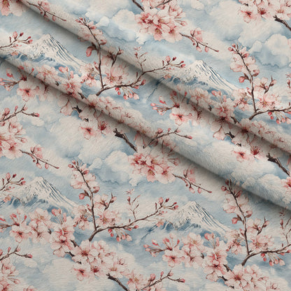 Sakura Summit Pattern 5 Minky Fabric
