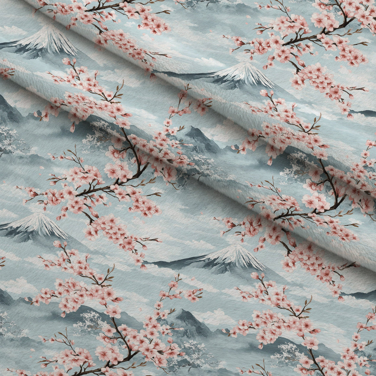 Sakura Summit Pattern 6 Minky Fabric