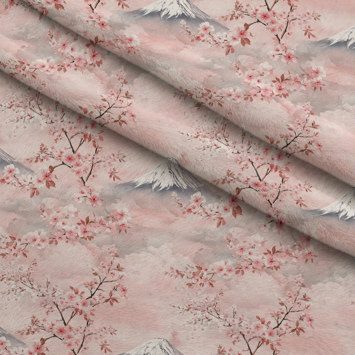 Sakura Summit Pattern 7 Minky Fabric
