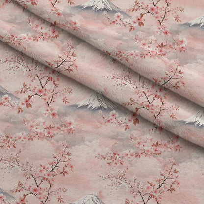 Sakura Summit Pattern 7 Minky Fabric
