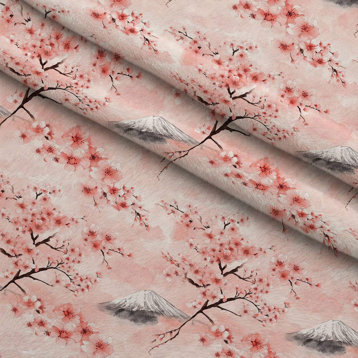 Sakura Summit Pattern 9 Minky Fabric