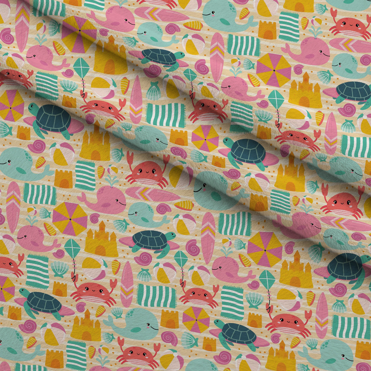 Sandy Shores Pattern 1 Minky Fabric