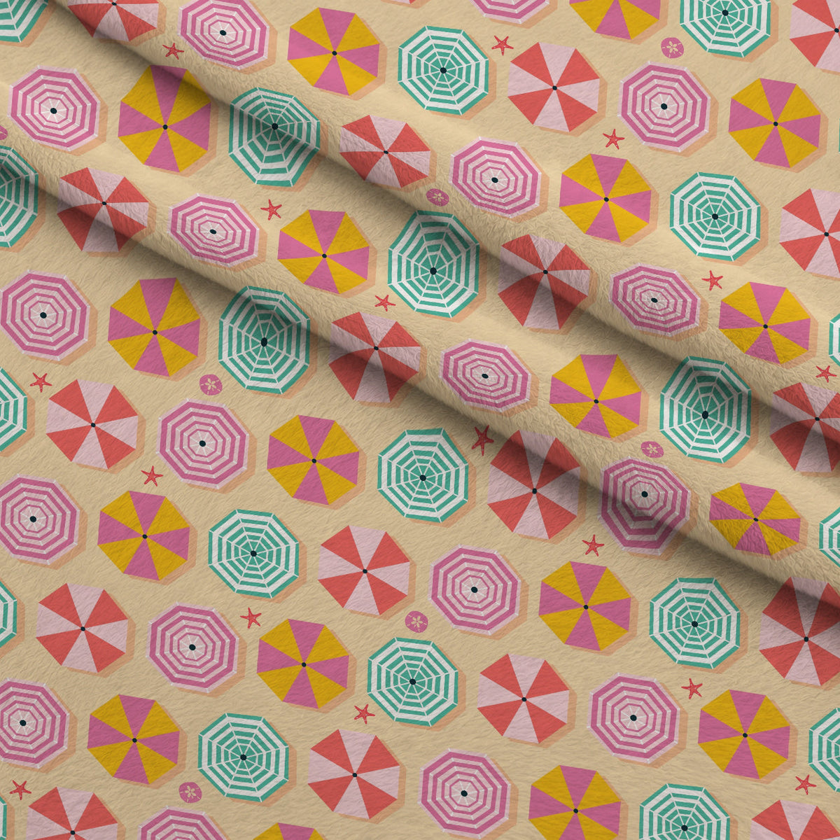 Sandy Shores Pattern 2 Minky Fabric