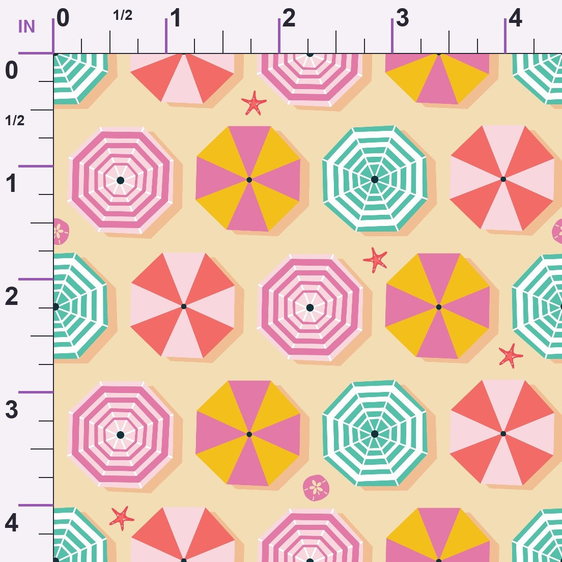 Sandy Shores Pattern 2 Minky Fabric