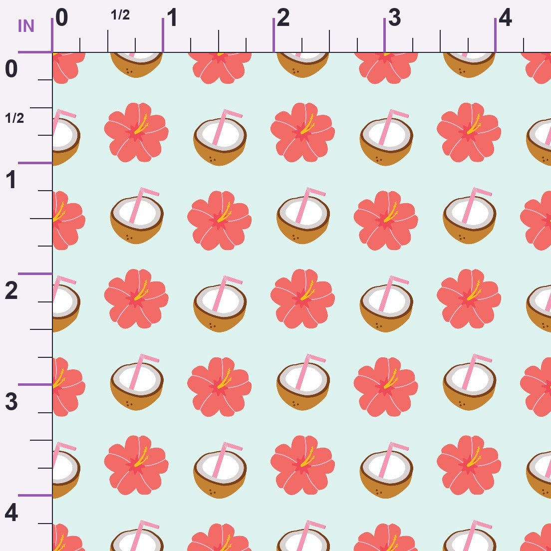 Sandy Shores Pattern 4 Minky Fabric