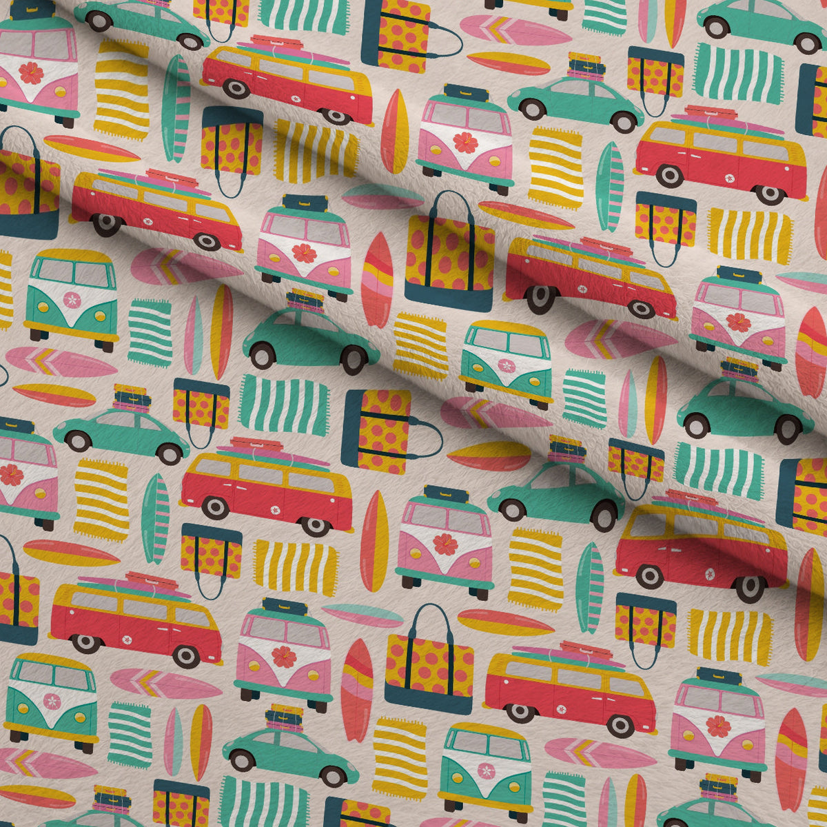 Sandy Shores Pattern 5 Minky Fabric