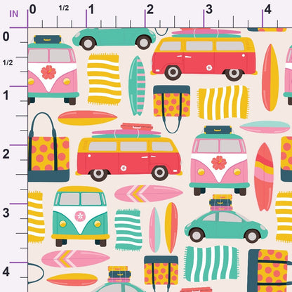 Sandy Shores Pattern 5 Minky Fabric
