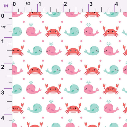 Sandy Shores Pattern 8 Minky Fabric