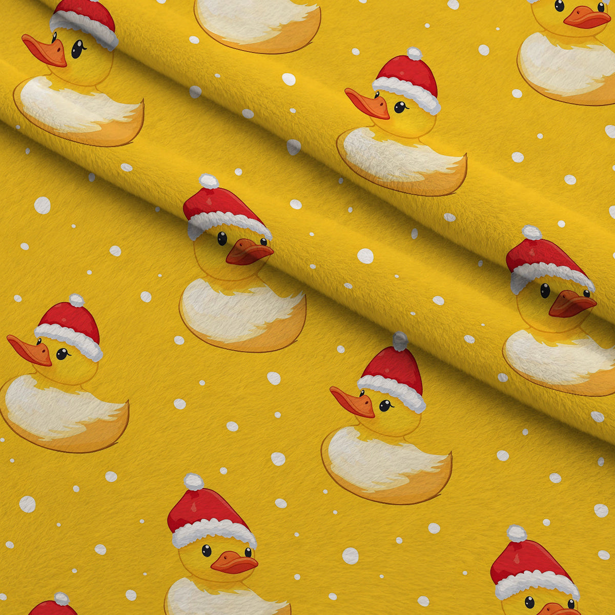 Santa Duckies Pattern 1 Minky Fabric