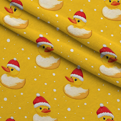 Santa Duckies Pattern 1 Minky Fabric