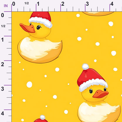 Santa Duckies Pattern 1 Minky Fabric