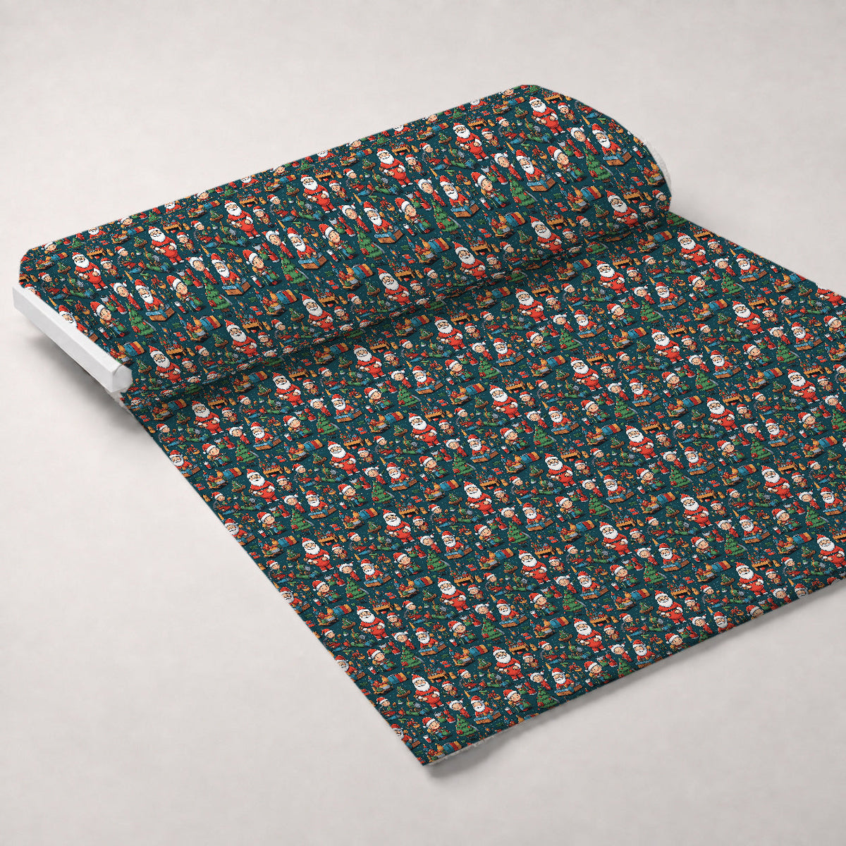 Santa's Workshop Pattern 10 Minky Fabric