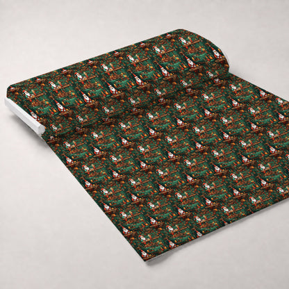 Santa's Workshop Pattern 3 Minky Fabric