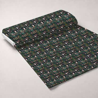 Santa's Workshop Pattern 4 Minky Fabric
