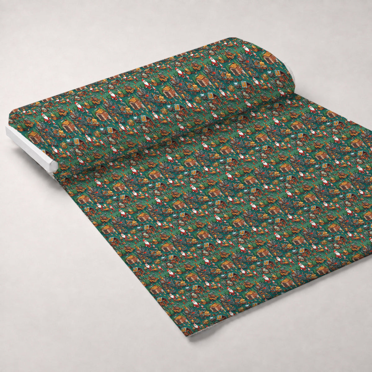 Santa's Workshop Pattern 8 Minky Fabric