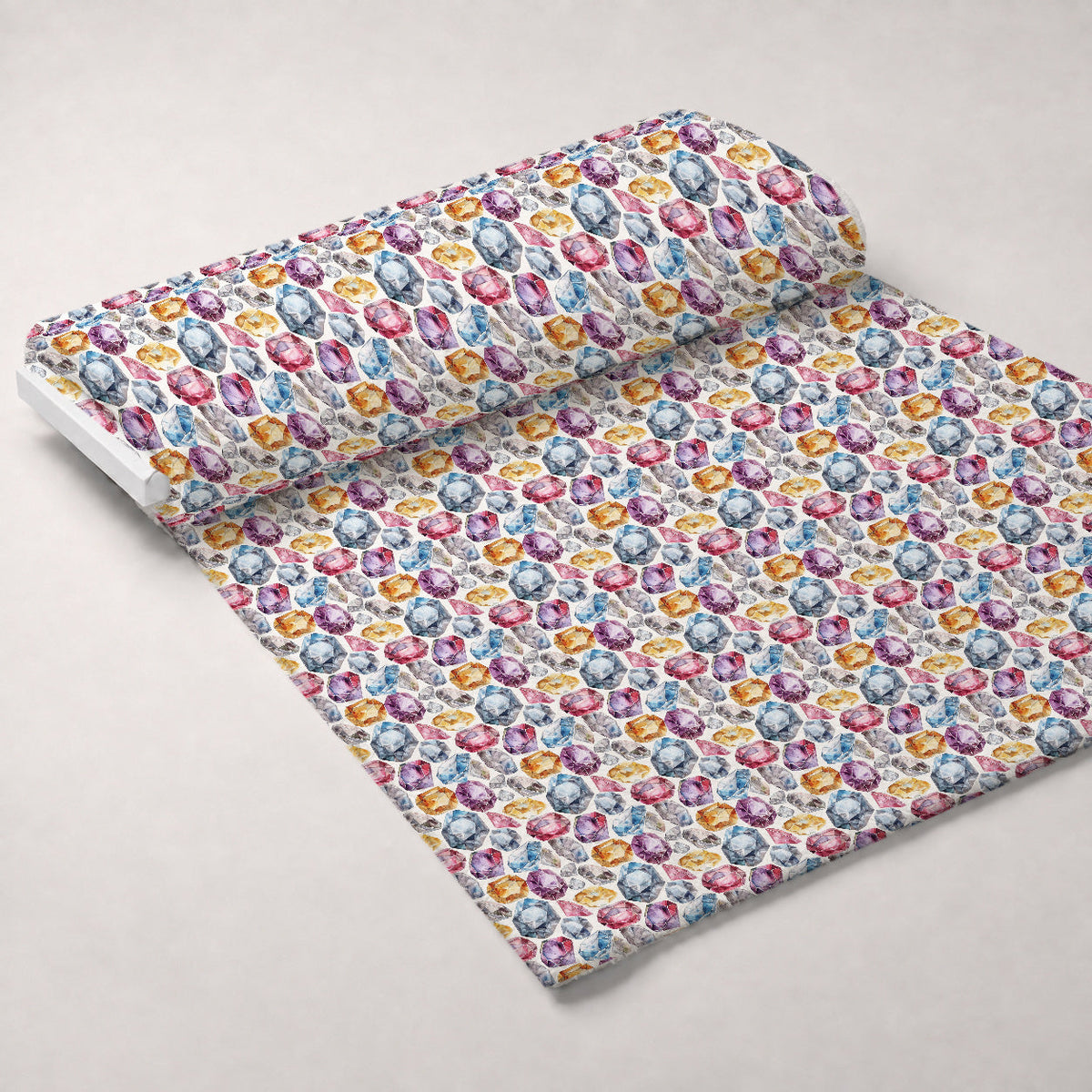 Sapphire Crystals Pattern 5 Minky Fabric