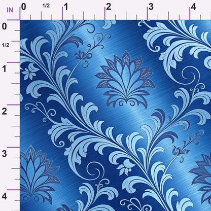 Sapphire Gleam Pattern 10 Minky Fabric