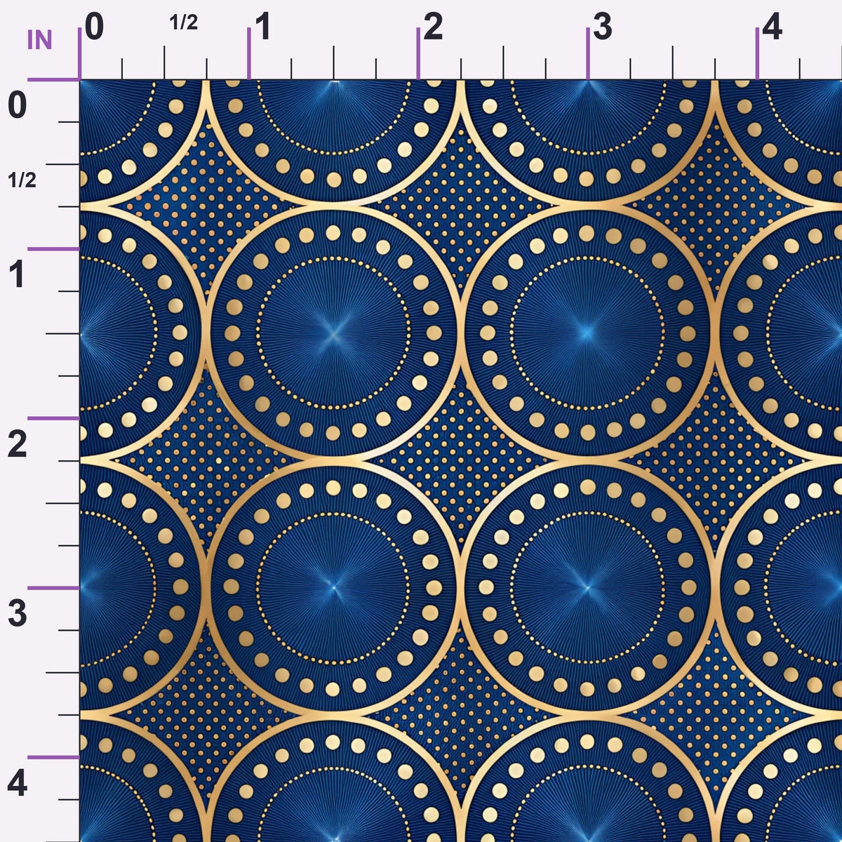 Sapphire Gleam Pattern 11 Minky Fabric