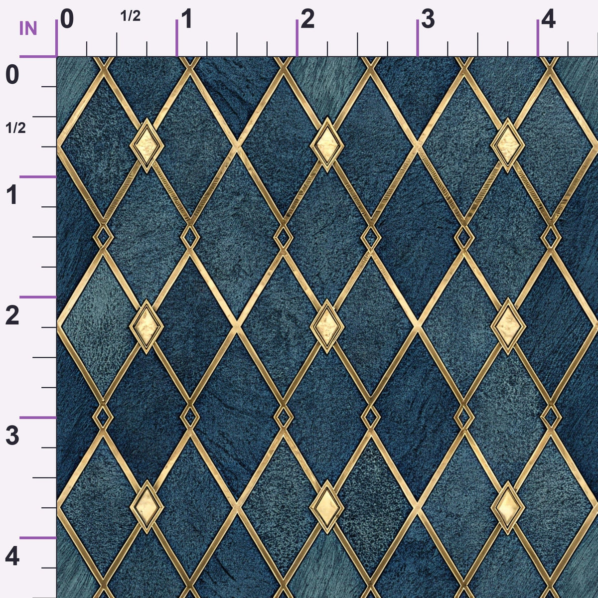 Sapphire Gleam Pattern 12 Minky Fabric