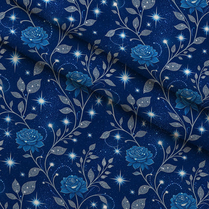 Sapphire Gleam Pattern 13 Minky Fabric