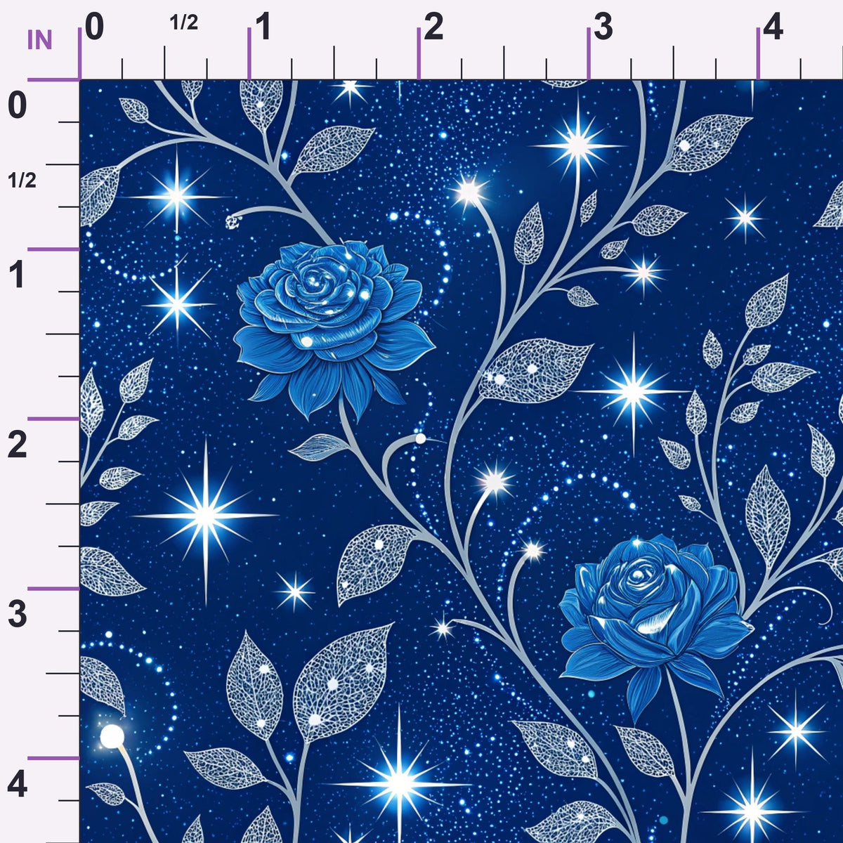 Sapphire Gleam Pattern 13 Minky Fabric