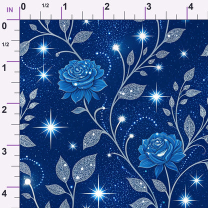 Sapphire Gleam Pattern 13 Minky Fabric