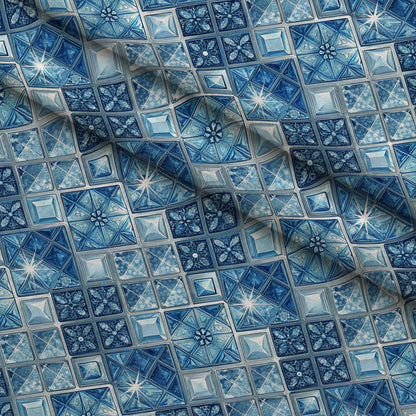 Sapphire Gleam Pattern 14 Minky Fabric