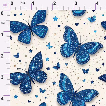 Sapphire Gleam Pattern 16 Minky Fabric