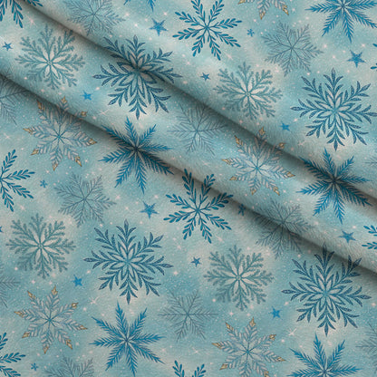 Sapphire Gleam Pattern 2 Minky Fabric