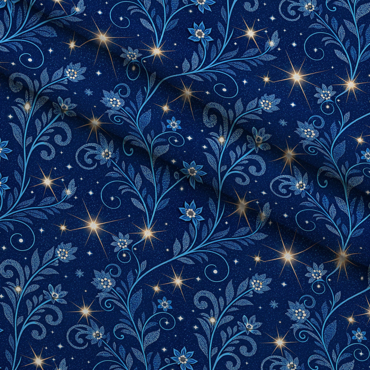Sapphire Gleam Pattern 20 Minky Fabric