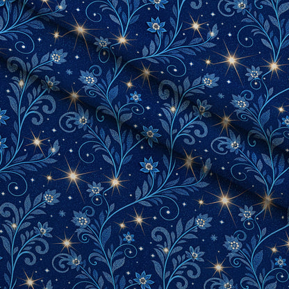 Sapphire Gleam Pattern 20 Minky Fabric
