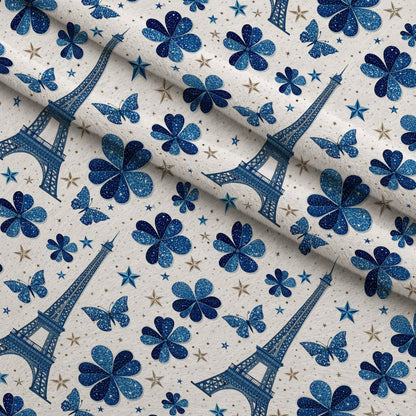 Sapphire Gleam Pattern 4 Minky Fabric