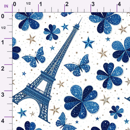 Sapphire Gleam Pattern 4 Minky Fabric